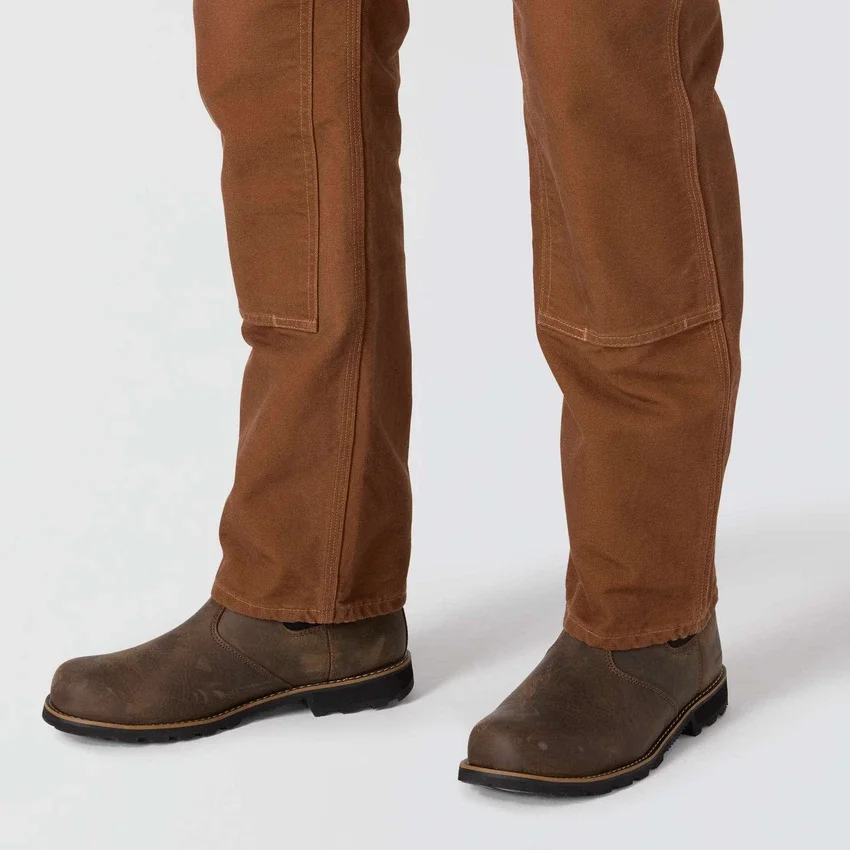Heren Crafted Series loszittende rechte broek van duck met dubbele knieversterking voor timmerlieden