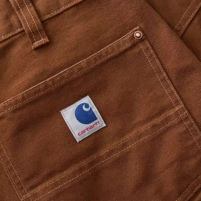 Heren Crafted Series loszittende rechte broek van duck met dubbele knieversterking voor timmerlieden