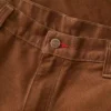 Heren Crafted Series loszittende rechte broek van duck met dubbele knieversterking voor timmerlieden