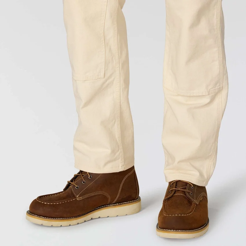 Heren Crafted Series loszittende rechte werkbroek met dubbele knieversteviging