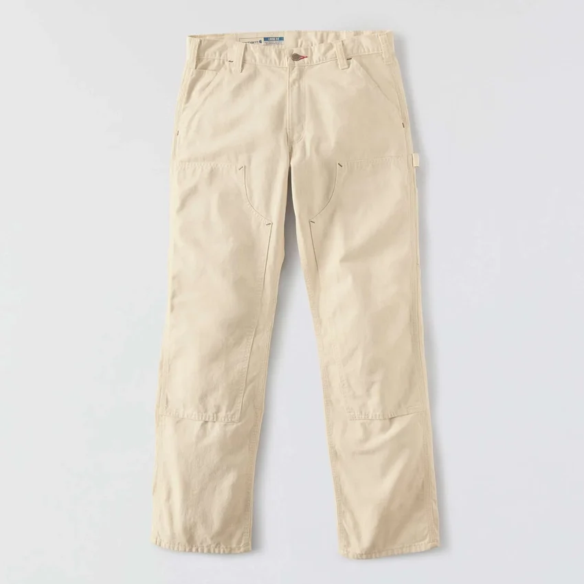 Heren Crafted Series loszittende rechte werkbroek met dubbele knieversteviging