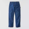 Heren Crafted Series: loszittende werkjeans met rechte pijpen en dubbele knieversterking