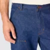 Heren Crafted Series: loszittende werkjeans met rechte pijpen en dubbele knieversterking