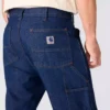Heren Crafted Series: loszittende werkjeans met rechte pijpen en dubbele knieversterking