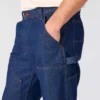 Heren Crafted Series: loszittende werkjeans met rechte pijpen en dubbele knieversterking