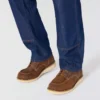 Heren Crafted Series: loszittende werkjeans met rechte pijpen en dubbele knieversterking