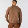 Heren Crafted Series zwaar fleece-Sweatshirt met ronde hals
