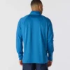 Heren Force fleecegevoerde, vochtafvoerende pullover met halve rits