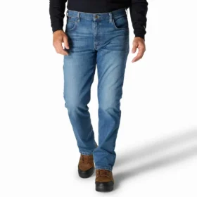 Heren FR-jeans met relaxte pasvorm, rechte pijpen en Rugged Flex™ - Vlamwerende jeans
