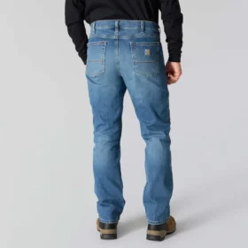Heren FR-jeans met relaxte pasvorm, rechte pijpen en Rugged Flex™ – Vlamwerende jeans