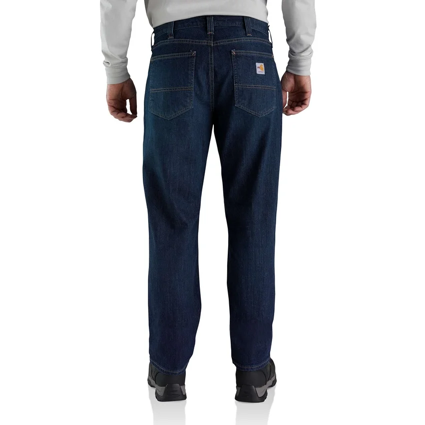 Heren FR-jeans met relaxte pasvorm, rechte pijpen en Rugged Flex™ - Vlamwerende jeans