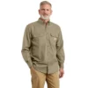Heren Fr Loose Fit twill overhemd met lange armstukken