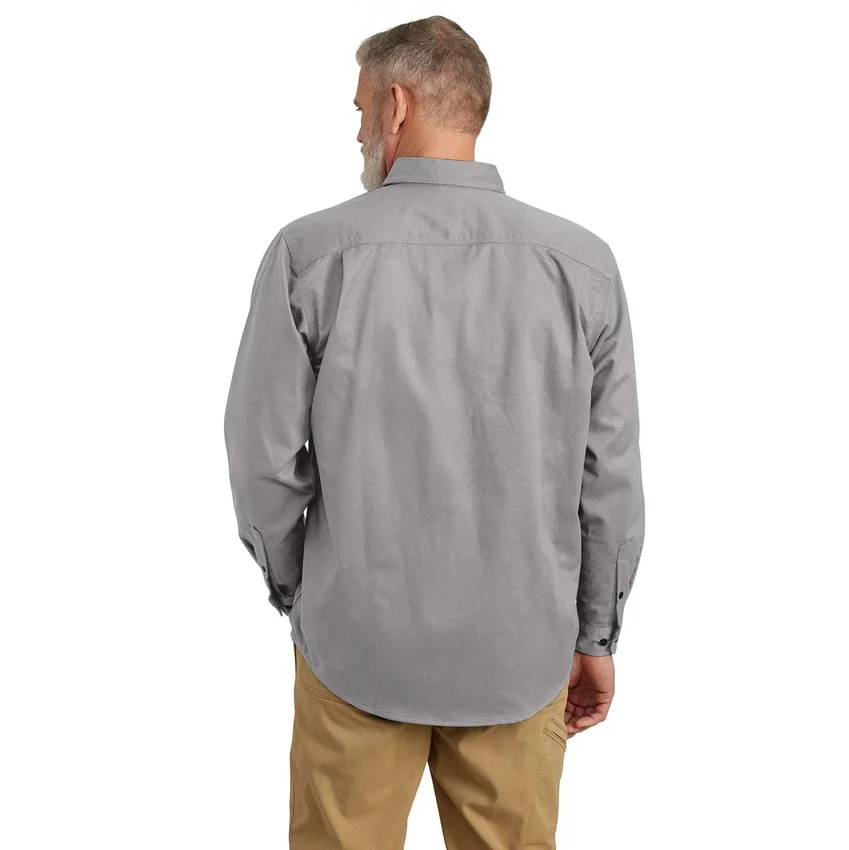 Heren Fr Loose Fit twill overhemd met lange armstukken