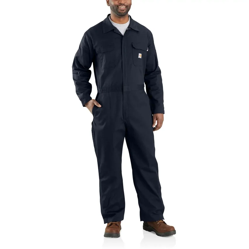 Heren Fr loszittende twill-overall - Vlamwerende overall