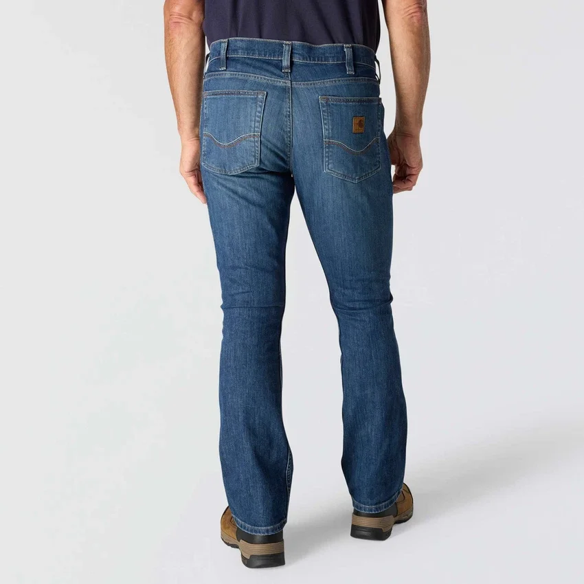 Heren FR Relaxed Fit Bootcut Rugged Flex brandwerende werkjeans