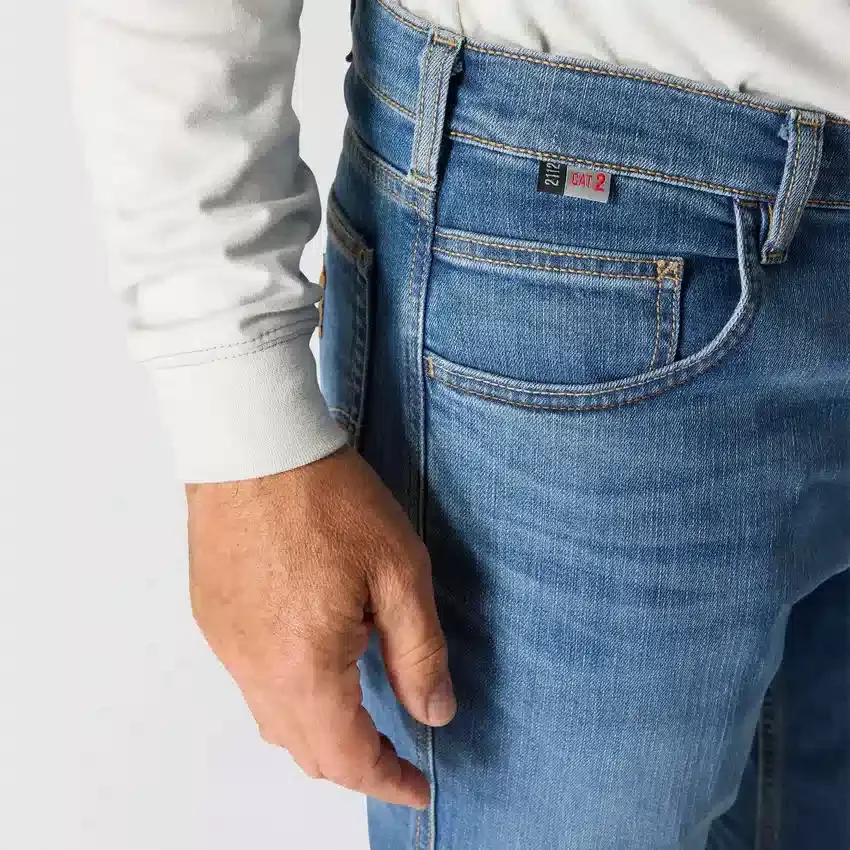 Heren FR Relaxed Fit Bootcut Rugged Flex brandwerende werkjeans