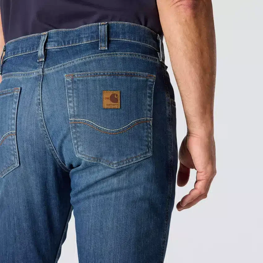 Heren FR Relaxed Fit Bootcut Rugged Flex brandwerende werkjeans