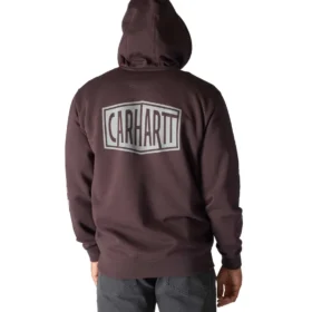 Heren hoodie met losse pasvorm, middelzwaar, logo en print - Rain Defender-Hoodies