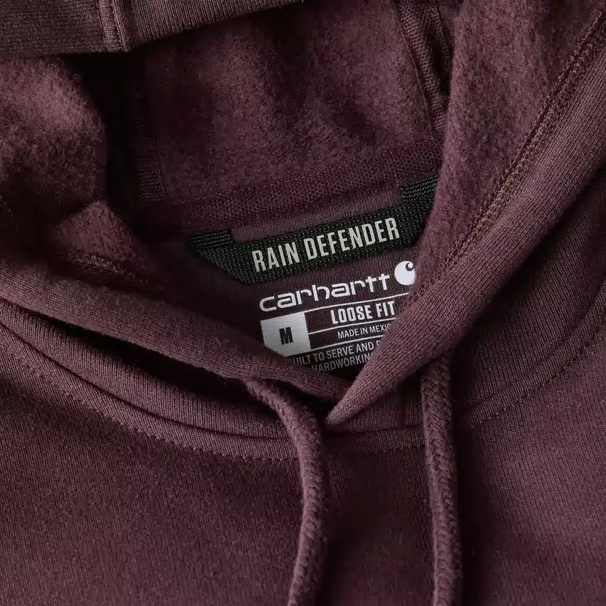 Heren hoodie met losse pasvorm, middelzwaar, logo en print - Rain Defender-Hoodies