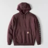 Heren hoodie met losse pasvorm, middelzwaar, logo en print - Rain Defender-Hoodies