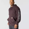 Heren hoodie met losse pasvorm, middelzwaar, logo en print - Rain Defender-Hoodies