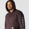 Heren hoodie met losse pasvorm, middelzwaar, logo en print - Rain Defender-Hoodies