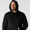 Heren hoodie met losse pasvorm, middelzwaar, logo en print - Rain Defender-Hoodies