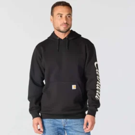 Heren Marquette Shamrock Script-hoodie met print – Sweatshirt voor St. Patrick’s Day