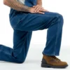 Heren-overall van denim met losse pasvorm