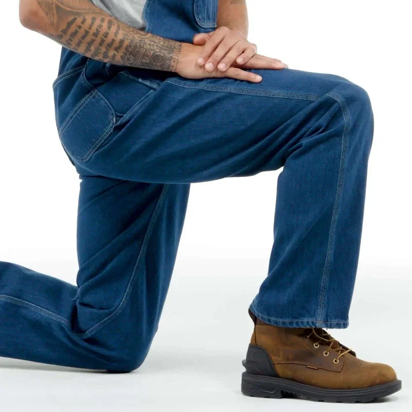 Heren-overall van denim met losse pasvorm