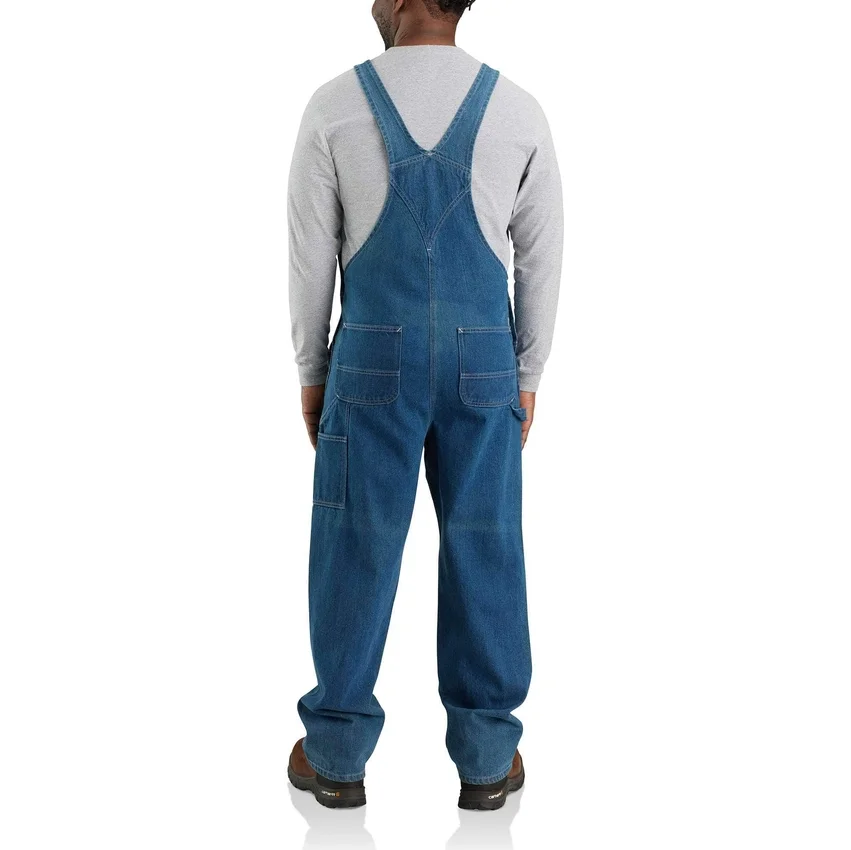 Heren-overall van denim met losse pasvorm