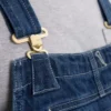 Heren-overall van denim met losse pasvorm
