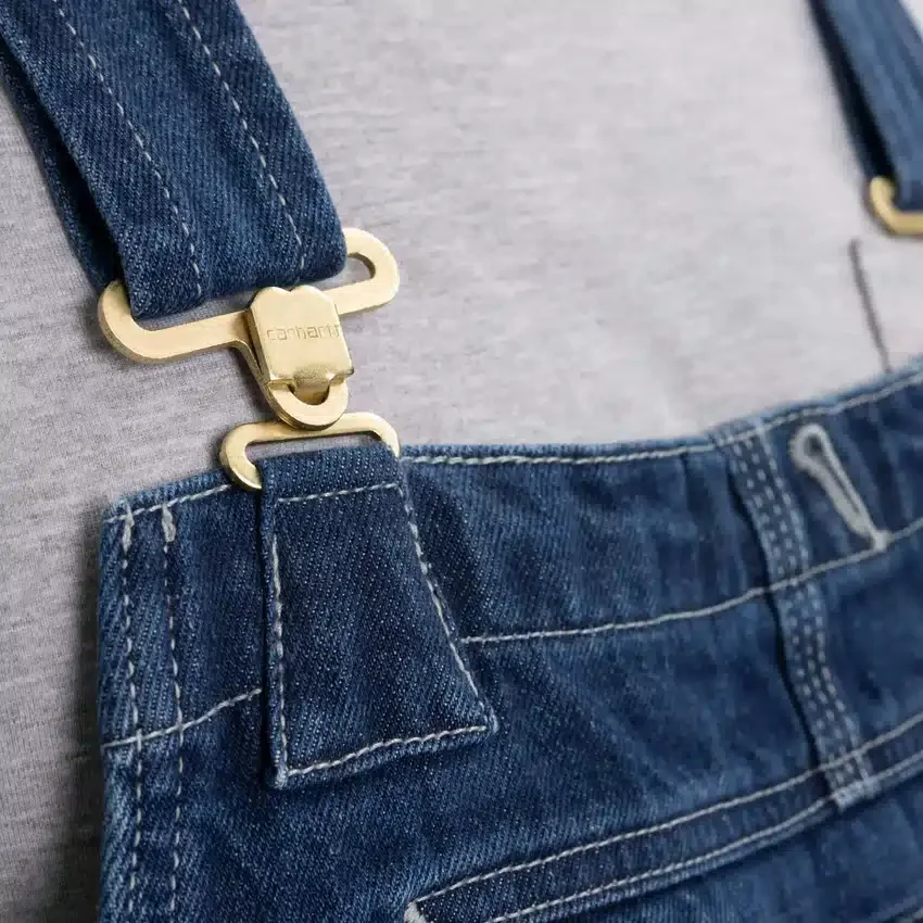 Heren-overall van denim met losse pasvorm
