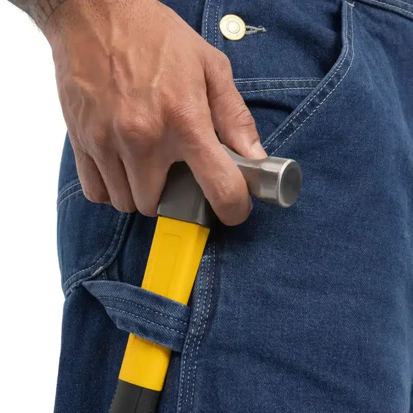 Heren-overall van denim met losse pasvorm