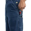 Heren-overall van denim met losse pasvorm