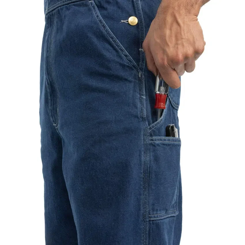 Heren-overall van denim met losse pasvorm