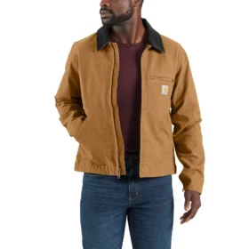 Heren Re-Engineered Detroit Jacket in relaxte pasvorm van eendenduck