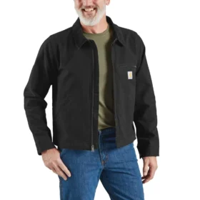Heren Re-Engineered Detroit Jacket in relaxte pasvorm van eendenduck