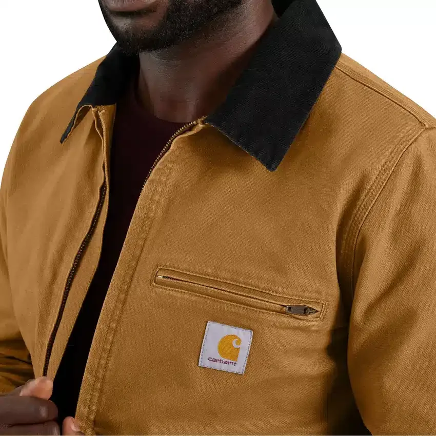 Heren Re-Engineered Detroit Jacket in relaxte pasvorm van eendenduck