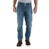 Heren Relaxed Straight Rugged Flex werkjeans met dubbele knieën