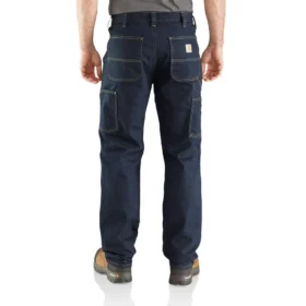 Heren Relaxed Straight Rugged Flex werkjeans met dubbele knieën