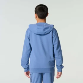 Heren-sweatshirt met lange armstukken, vernieuwd en in de massa geverfd (kinderen/jeugd)