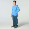Heren-sweatshirt met lange armstukken, vernieuwd en in de massa geverfd (kinderen/jeugd)