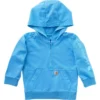 Heren-sweatshirt met lange armstukken, vernieuwd ontwerp, geverfd in de massa, met halve rits (baby/peuter)