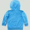 Heren-sweatshirt met lange armstukken, vernieuwd ontwerp, geverfd in de massa, met halve rits (baby/peuter)