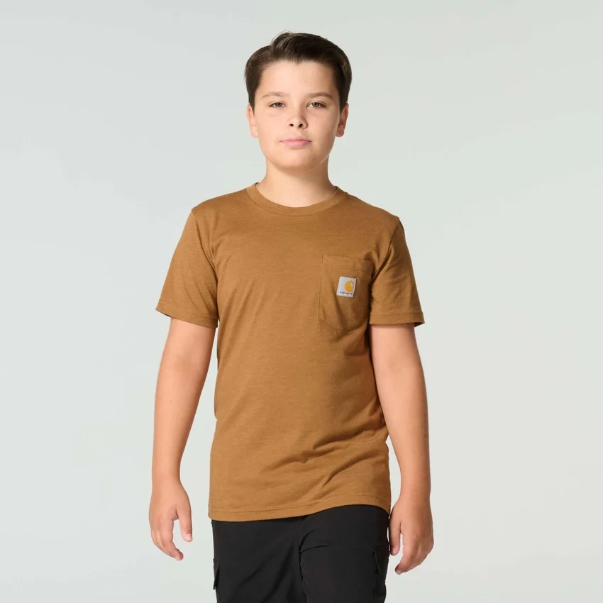 Heren-T-shirt met korte armstukken en hondenprint (kind/peuter/jeugd)