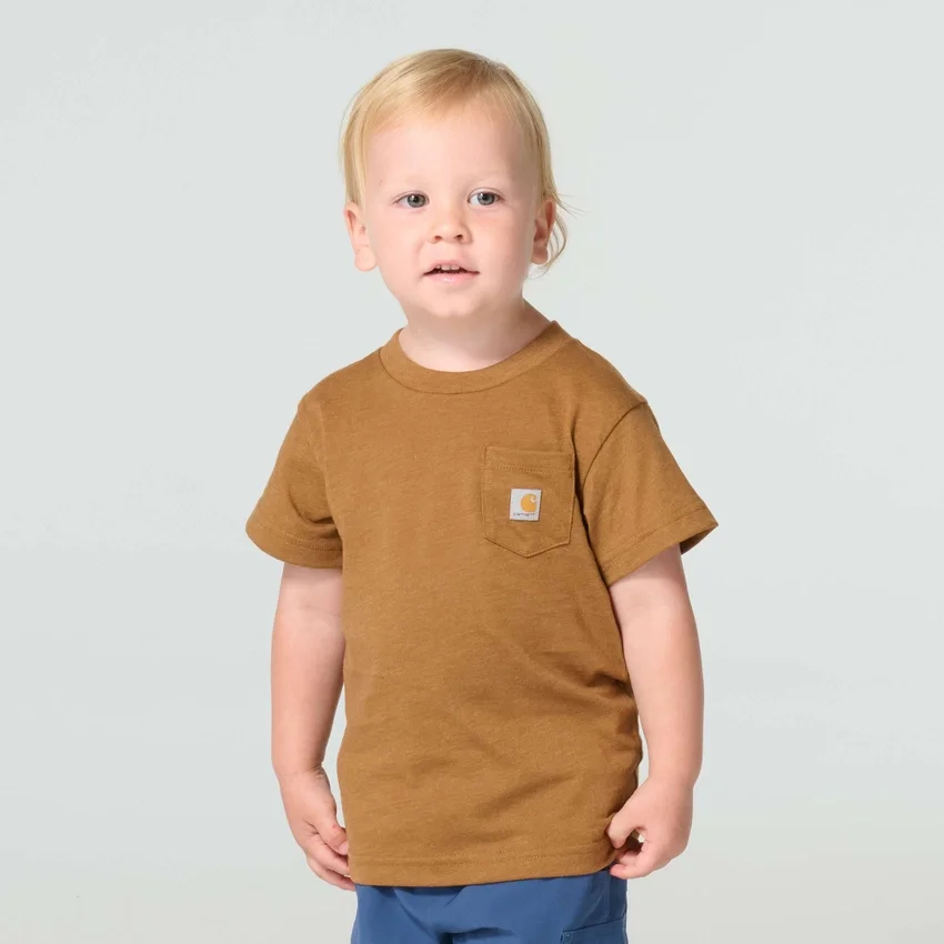 Heren-T-shirt met korte armstukken en hondenprint (kind/peuter/jeugd)