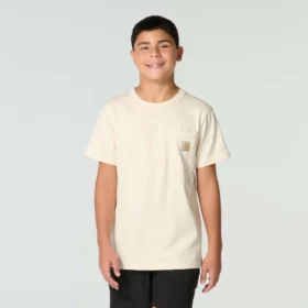 Heren-T-shirt met korte armstukken en hondenprint (kinderen/jeugd)