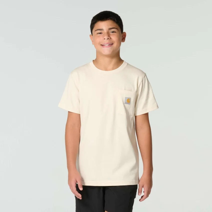 Heren-T-shirt met korte armstukken en hondenprint (kinderen/jeugd)