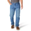 Heren werkjeans met losse pasvorm, rechte pijpen en Rugged Flex